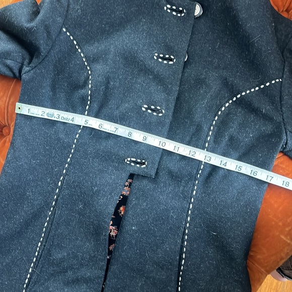 Beautiful Anthro wool coat - Picture 7 of 8